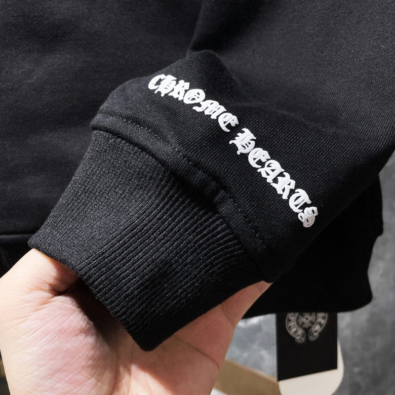 Chh Chrome Hearts Hoodie Horseshoe LOGO Phantom Zip Cardigan Jacket Sweater