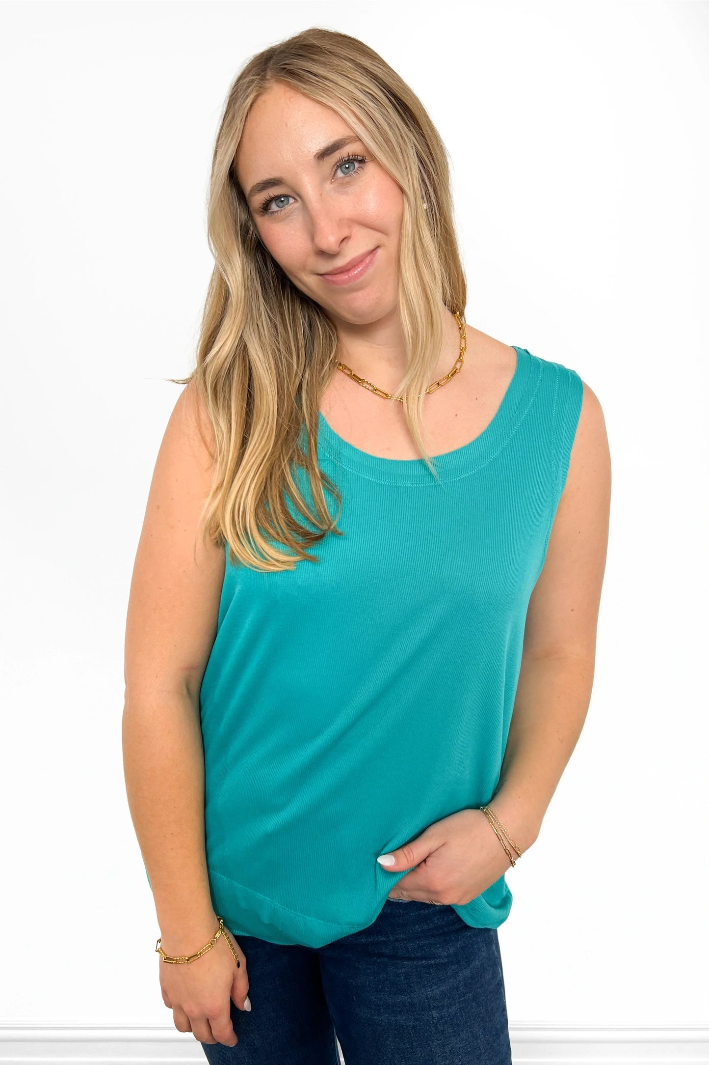Women's Classic Ribbed Feminine Tank Top