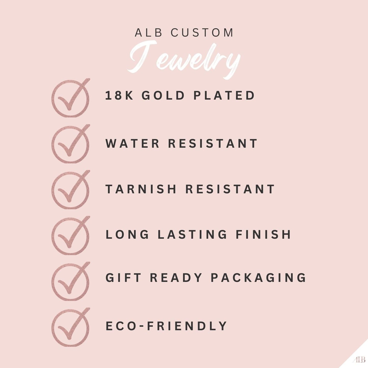 ALB Custom Gold Charmed Necklace