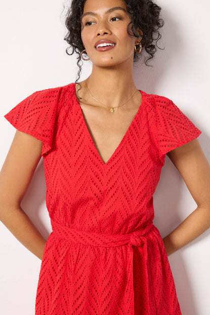 Daisy Eyelet Dress