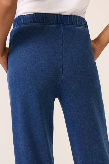 Hunter Knit Denim Wide Leg Pant