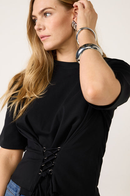 Ada Waist Lace Up Tee