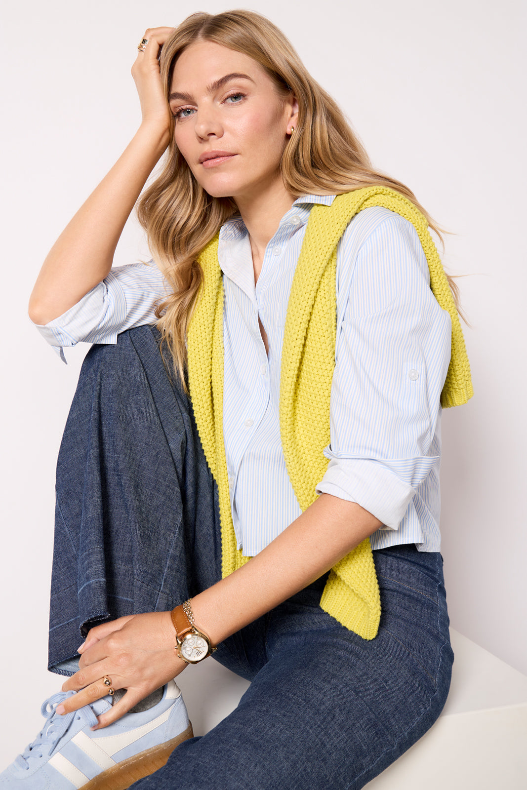 Aiden Crop Shirt