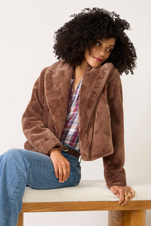 Faux Fur Jacket