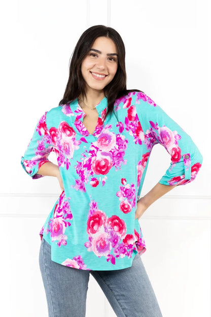 Lizzy Women's 3/4 Sleeve Top