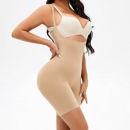 Body Shaper Tummy Control Bodysuit Butt Lifter Trainer Plus Size Sports Retro Training Practicality Fashion Slim