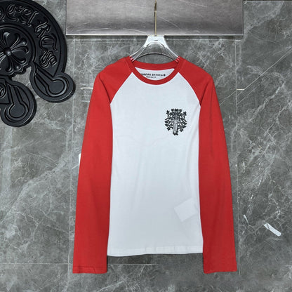 Chh Chrome Heart Long Sleeve Shirt Unisex Fashion Loose Long Sleeve Shirt
