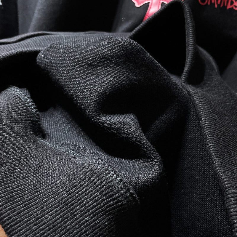 Chh Chrome Hearts Hoodie Color Sanskrit Hand Painted Graffiti Hooded Sweater