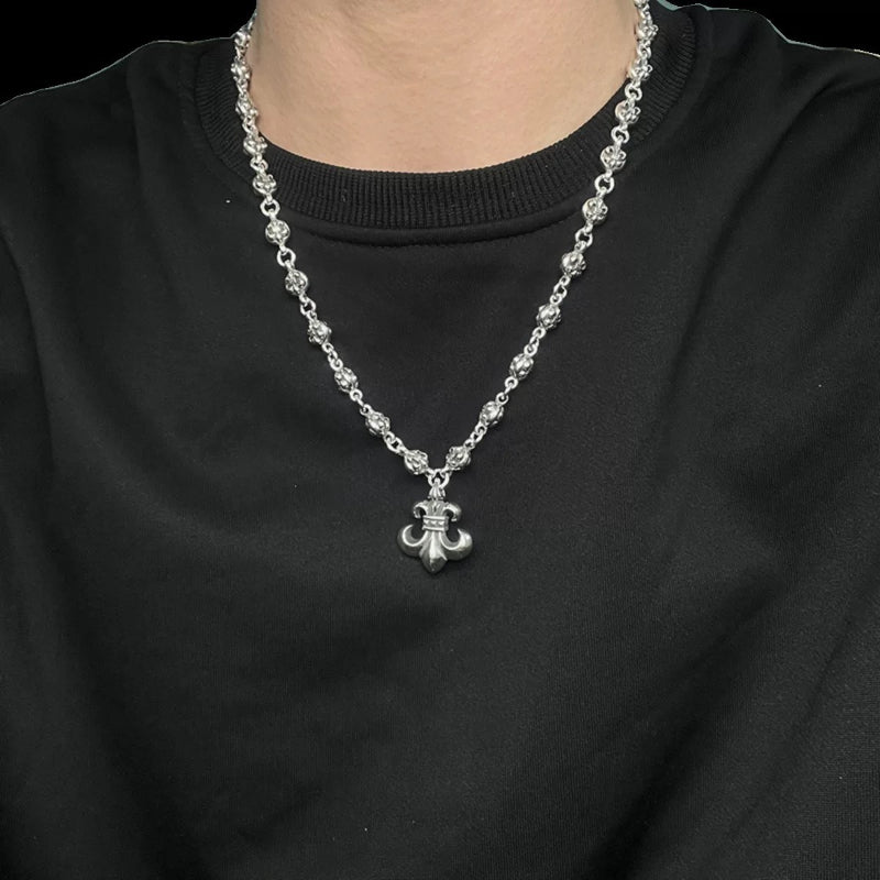 Chrome Hearts Necklace Vintage Scout Flowers Men's and Women's Necklaces