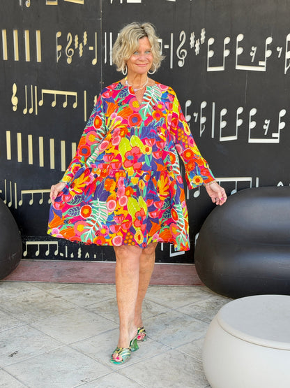 Poppies Ruffle Dress