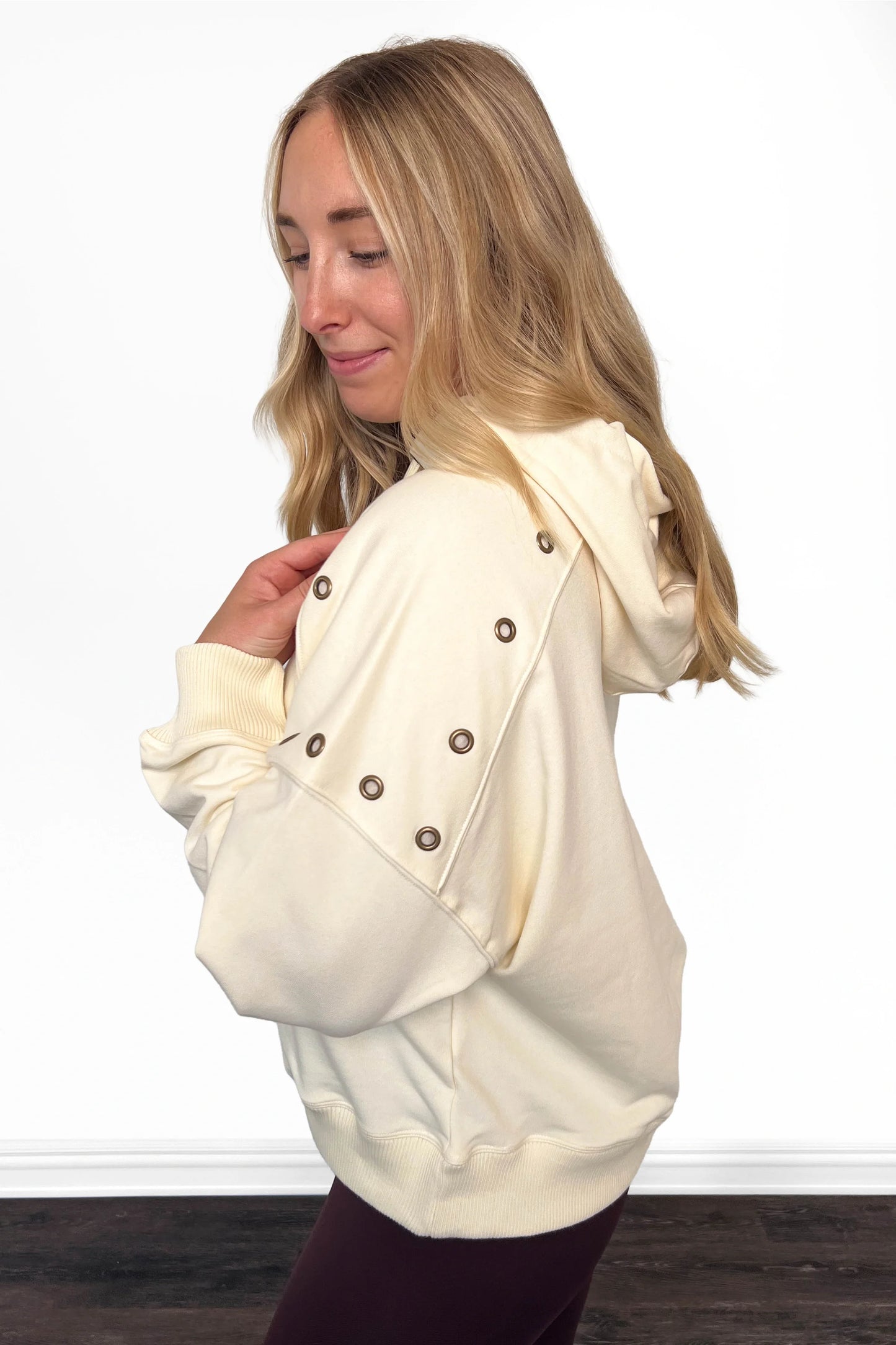 ALB Custom Women's Relaxed Hoodie With Grommets
