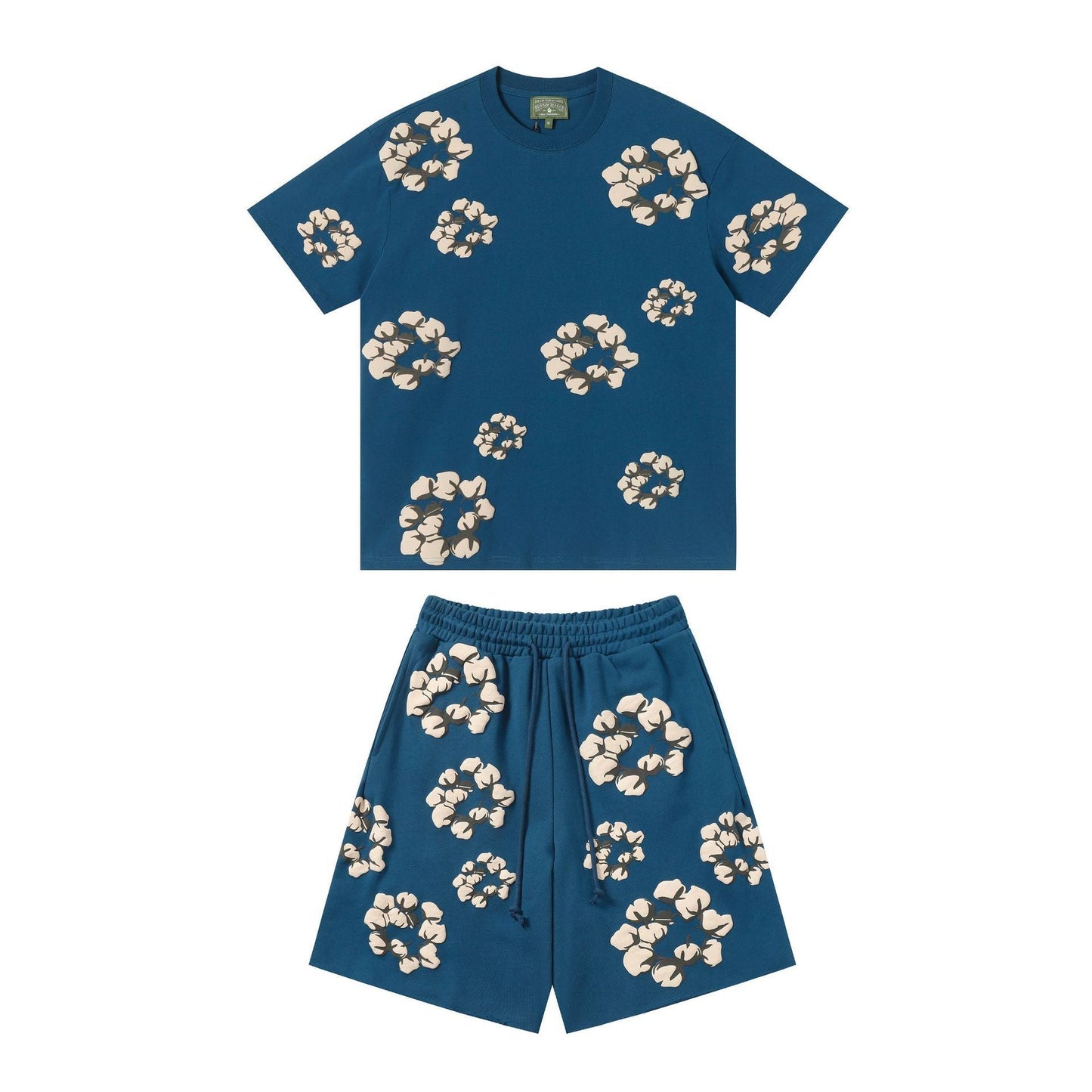 Denim Tears Shirt/Shorts (purchased Separately) Foam Print Short Sleeve T-Shirt
