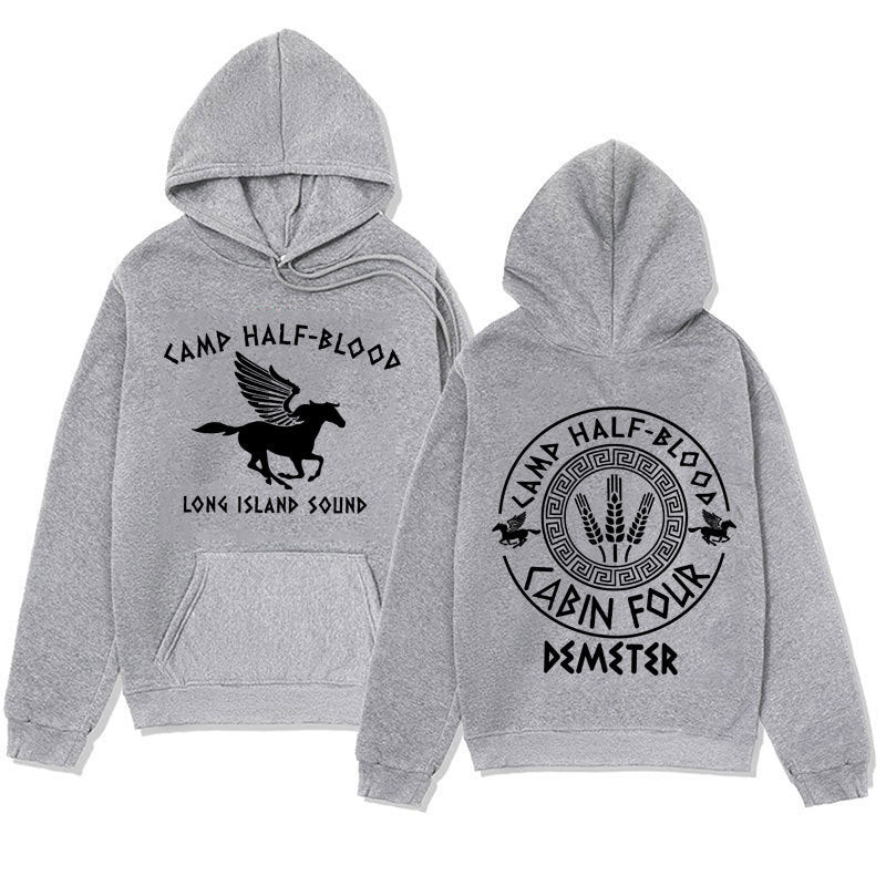 Camp Half Blood Graphics Hoodies Percy Jackson Long Island
