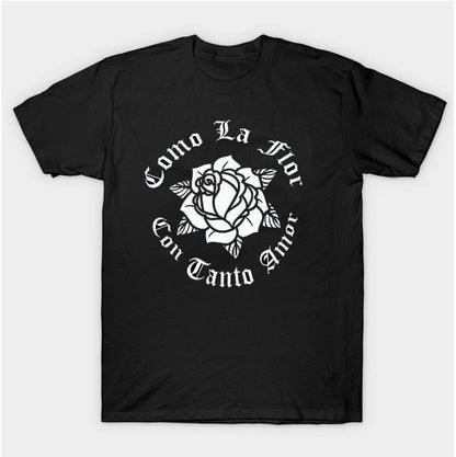 Como La Floor Flower Print Selena Quintanilla Short Sleeve