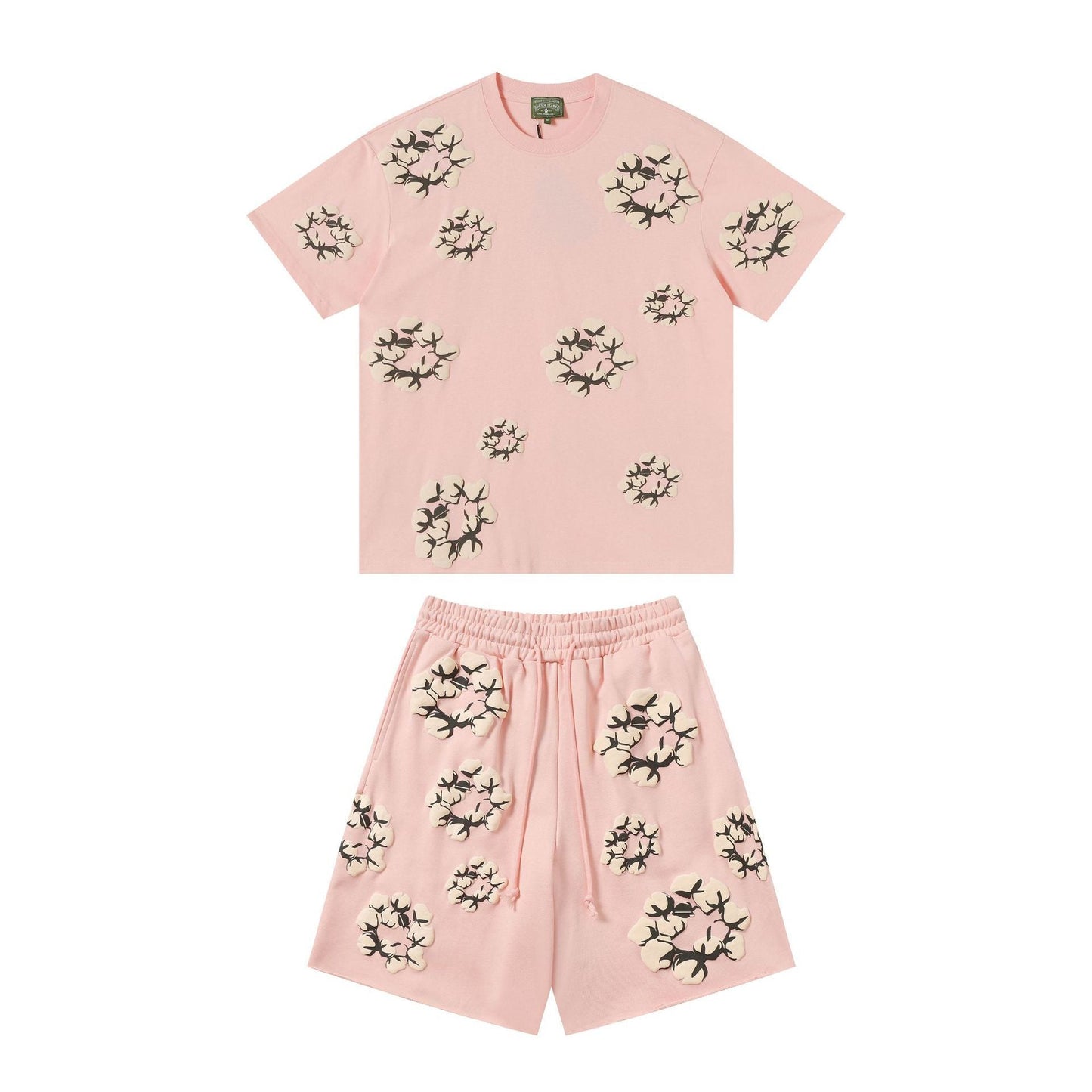 Denim Tears Shirt/Shorts (purchased Separately) Foam Print Short Sleeve T-Shirt