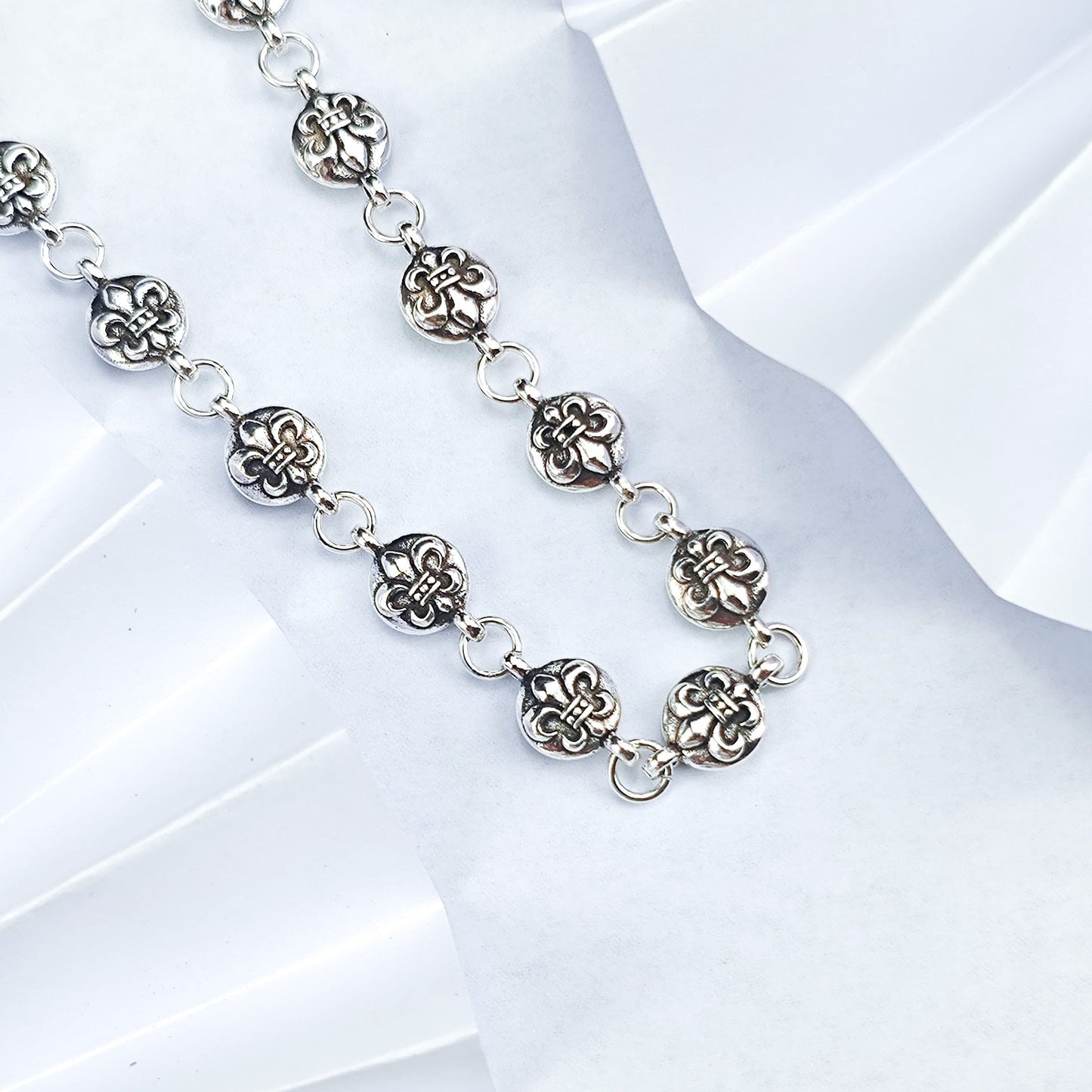 Chrome Hearts Necklace Cross Ball Men's and Women's Rough