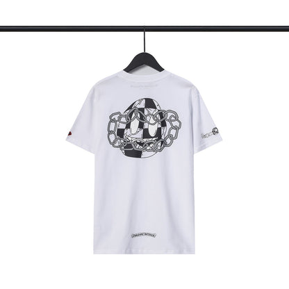CHH Chrome Heart T Shirts Back Cross Short Sleeve T-Shirt
