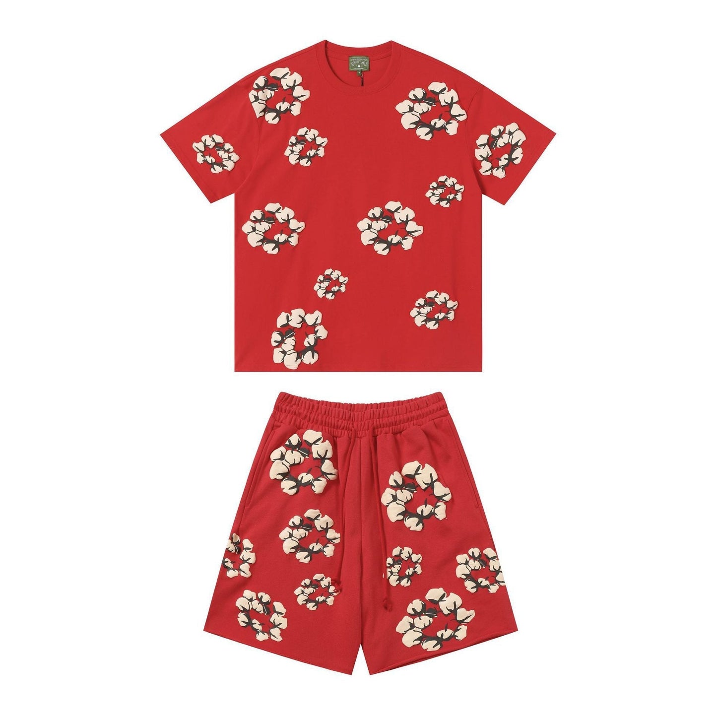 Denim Tears Shirt/Shorts (purchased Separately) Foam Print Short Sleeve T-Shirt
