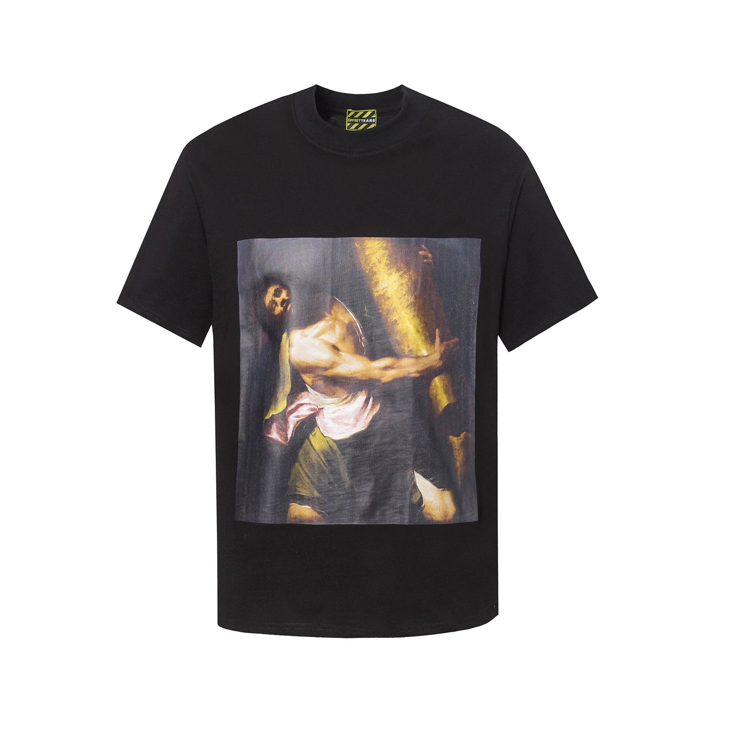 Denim Tears T Shirts 24S Kapok Geometric Pattern Short Sleeve T-shirt