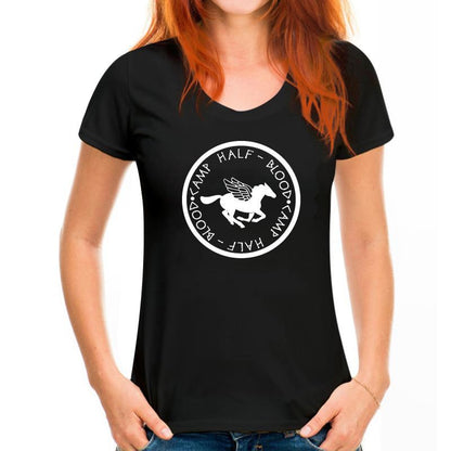 Camp Half Blood Logo ManT-Shirt T Shirts Short Sleeve Leisur