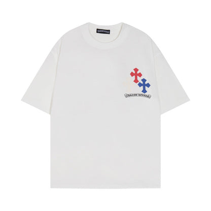 CHH Chrome Heart T Shirts Big Horseshoe Short Sleeve T-Shirt