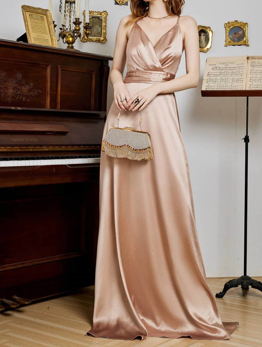 Corset Dress Summer Sexy Suspenders Long Long Dress Bridesmaid Evening Dress