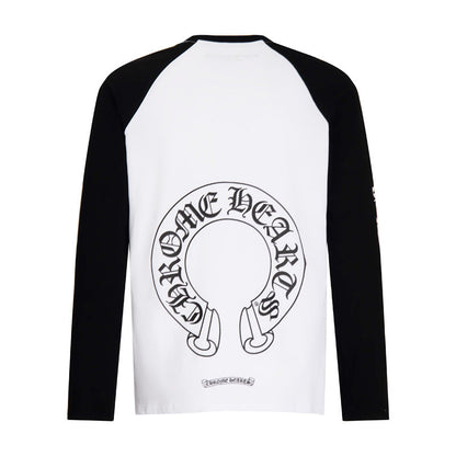 Chh Chrome Heart Long Sleeve Shirt Unisex Fashion Loose Long Sleeve Shirt