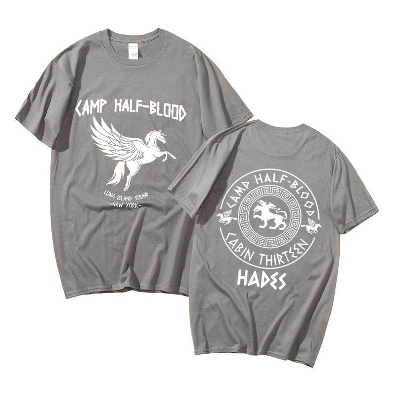 Camp Half Blood Double Sided Graphic T Shirts Men Women