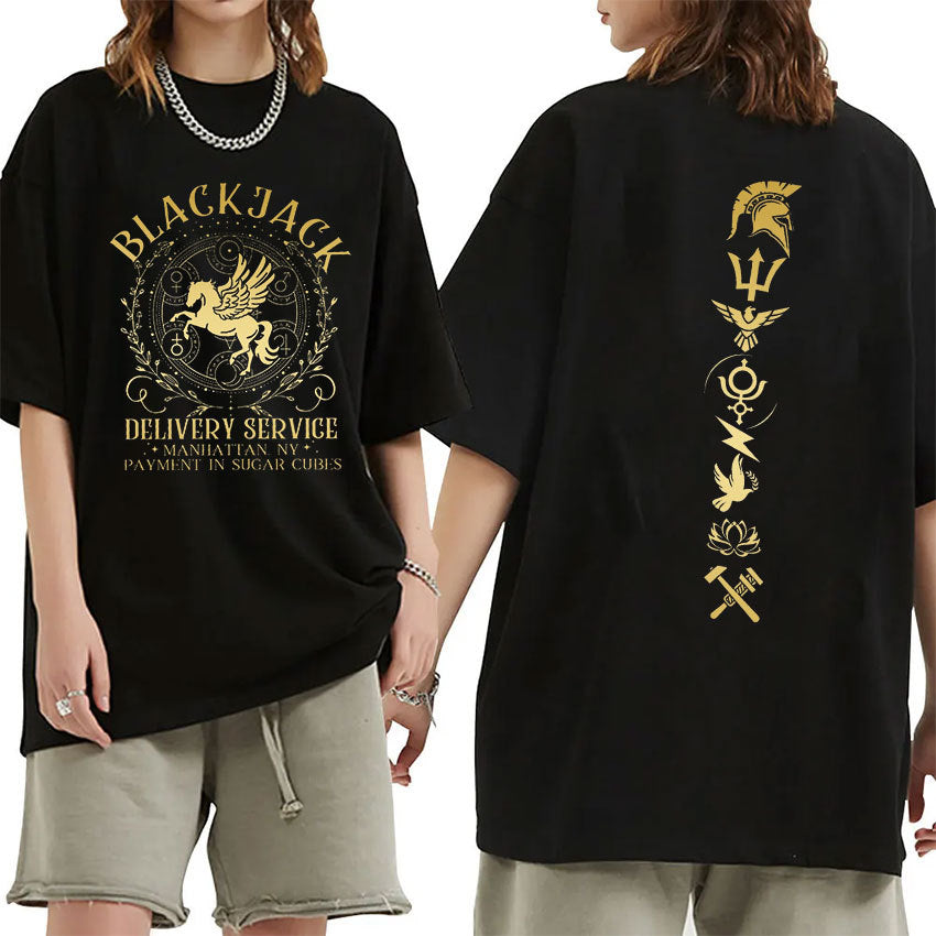 Camp Half Blood Percy Jackson T Shirts Man Women Retro Fashion