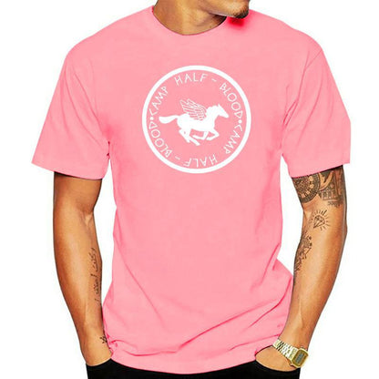 Camp Half Blood Logo ManT-Shirt T Shirts Short Sleeve Leisur