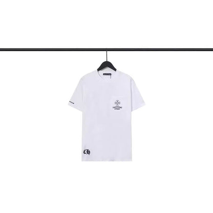 CHH Chrome Heart T Shirts Croix Cross Gypsy Cotton Crew Neck Short Sleeve T-Shirt