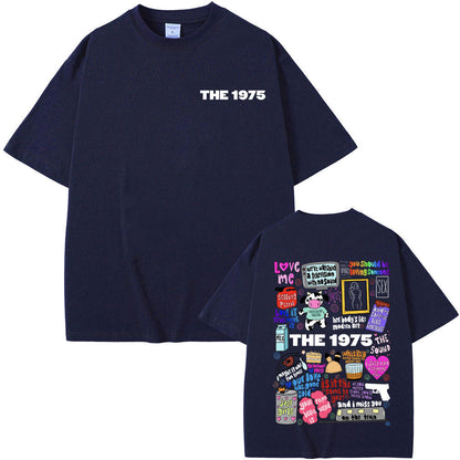British Indie Alternative Rock Band The 1975 Lyric Graphic