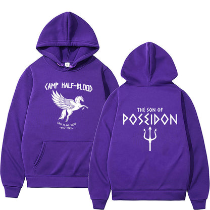Camp Half Blood Double Sided Graphic Hoodie Unisex Fashion
