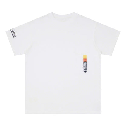 CHH Chrome Heart T Shirts Croix letter print Sanskrit loose casual short sleeves