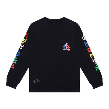 Chh Chrome Heart Long Sleeve Shirt Unisex Fashion Loose Long Sleeve Shirt