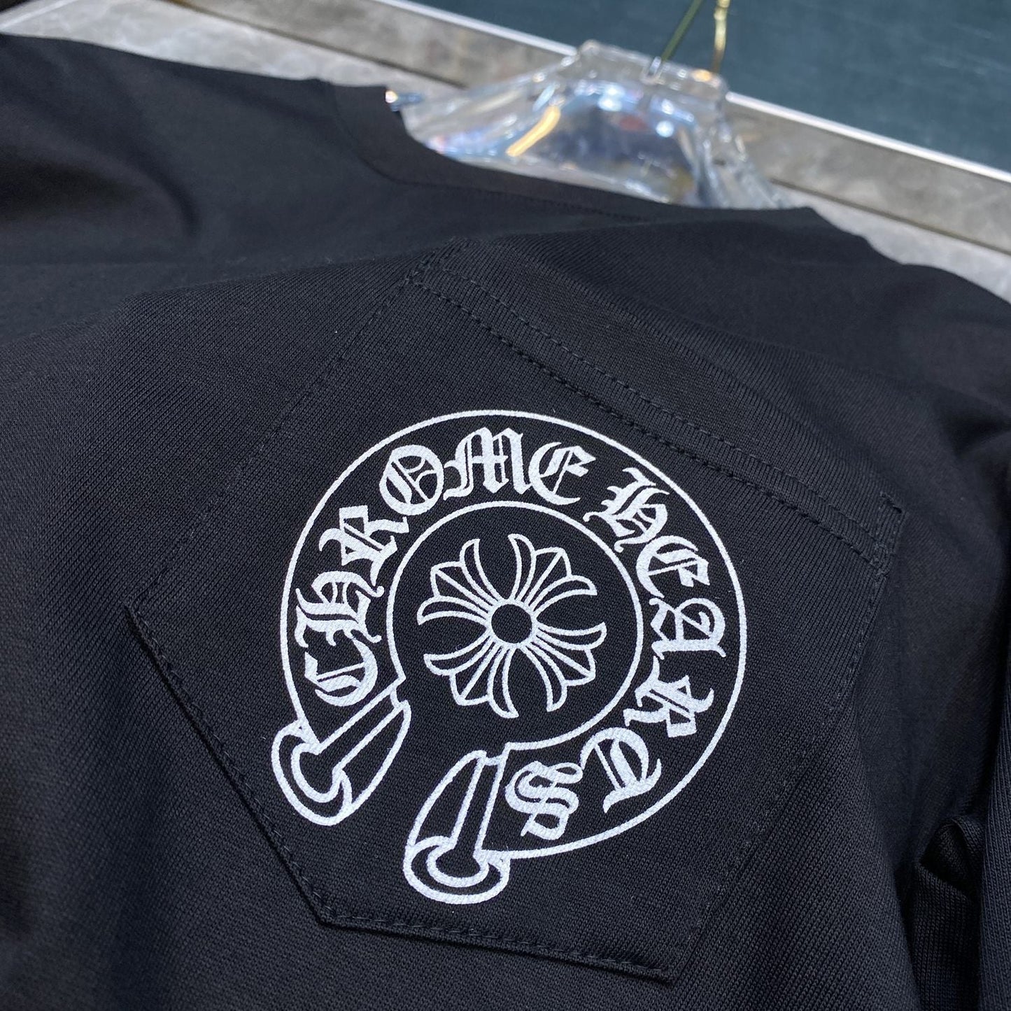 Chh Chrome Heart Long Sleeve Shirt Unisex Fashion Loose Long Sleeve Shirt