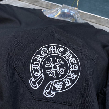 Chh Chrome Heart Long Sleeve Shirt Unisex Fashion Loose Long Sleeve Shirt