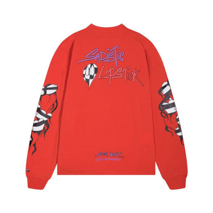 Chh Chrome Heart Long Sleeve Shirt Unisex Fashion Loose Long Sleeve Shirt