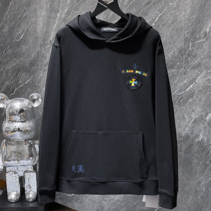 Chh Chrome Hearts Hoodie embroidered classic cross horseshoe hooded sweater