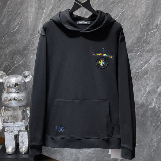 Chh Chrome Hearts Hoodie embroidered classic cross horseshoe hooded sweater