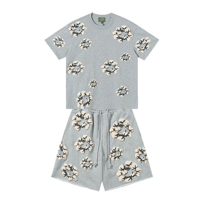 Denim Tears T shirt & Shorts 2 Piece Set
