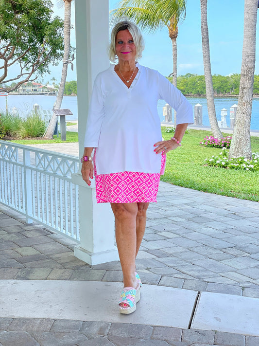 PINK DIAMONDS SKORT